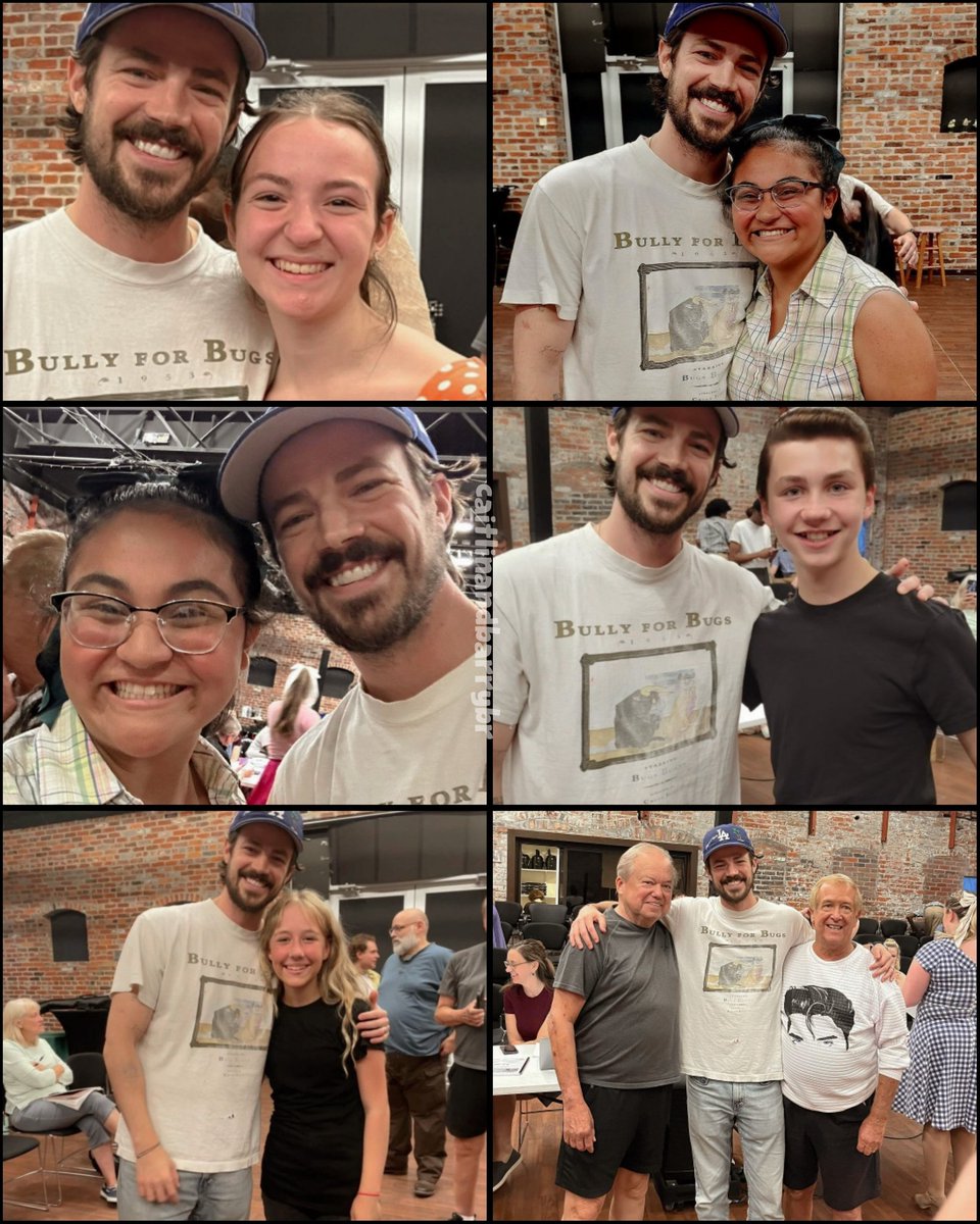 caitandbarrybr's tweet image. Yesterday Grant went to visit Hurrah Players // Photo Dani posted today 
•
•
#flash #daniellepanabaker
#teamflash #theflash
#dcuniverse #arrowverse
#dcomics #grantgustin
#barryallen