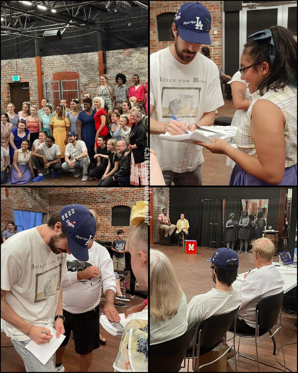 caitandbarrybr's tweet image. Yesterday Grant went to visit Hurrah Players // Photo Dani posted today 
•
•
#flash #daniellepanabaker
#teamflash #theflash
#dcuniverse #arrowverse
#dcomics #grantgustin
#barryallen