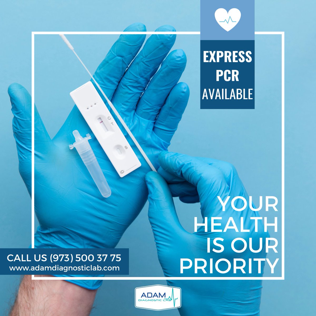 adamdiagnostic's tweet photo. We are here to help you travel, school, work, and gather safely. Expedited pcr test available Mon-Fri 9 am to 5 pm. 
Walk in or book your appointment online https://t.co/qJB0hrNMIx

#pcrtest #covid #covidtesting #locallab #antigentest #covidsafe #covidfree https://t.co/Usu3uIvZzu