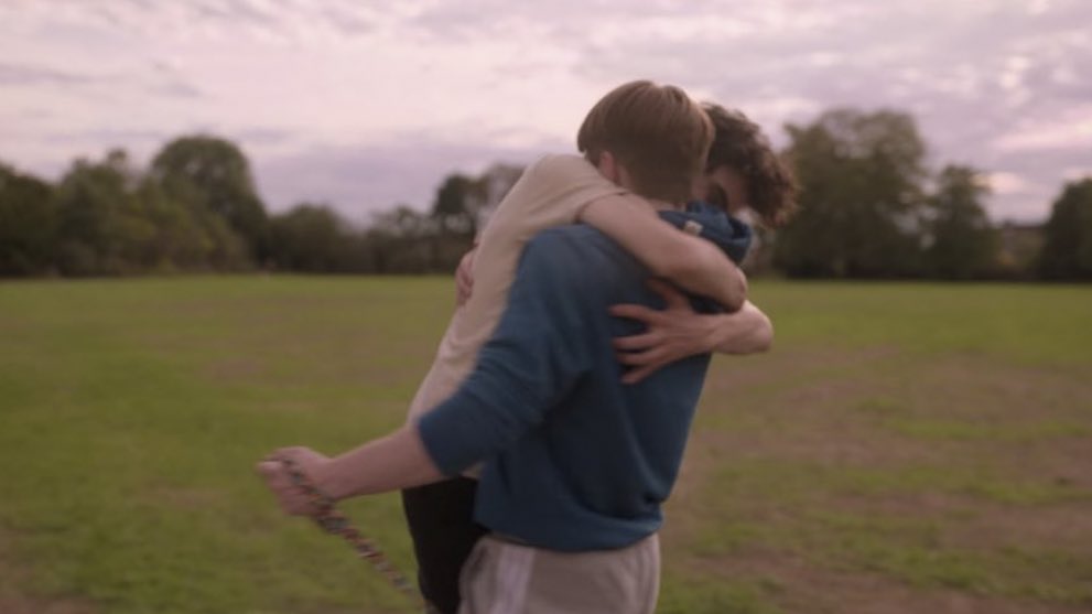 Ioverspring's tweet photo. nick and charlie acting like they’ve just come home from War everytime they see eachother https://t.co/hfT6GUyPal