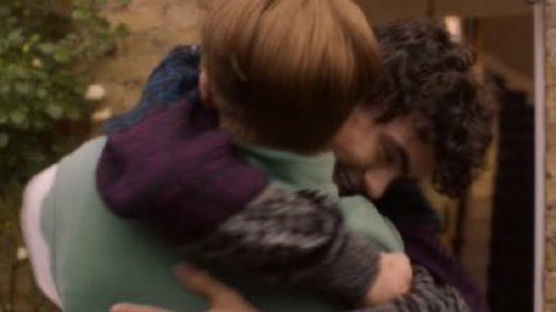 Ioverspring's tweet photo. nick and charlie acting like they’ve just come home from War everytime they see eachother https://t.co/hfT6GUyPal