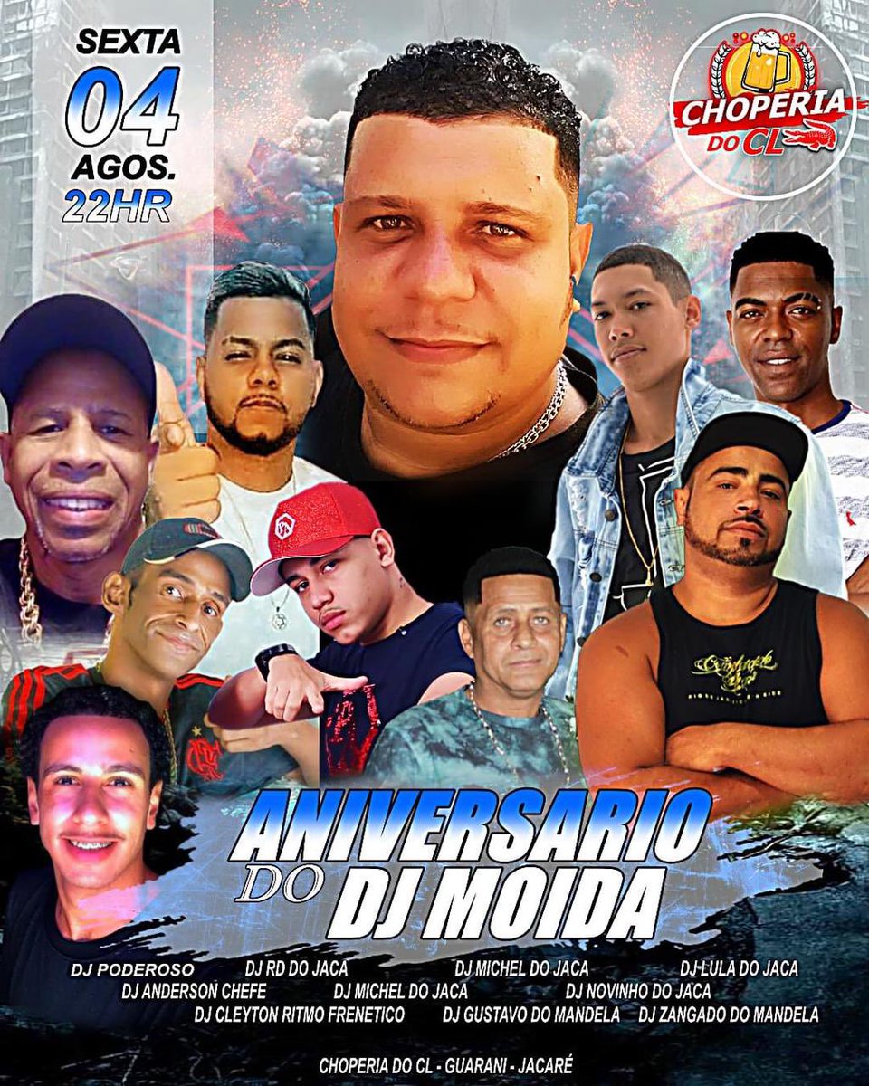Hoje Tem Aniversário do Dj Moida