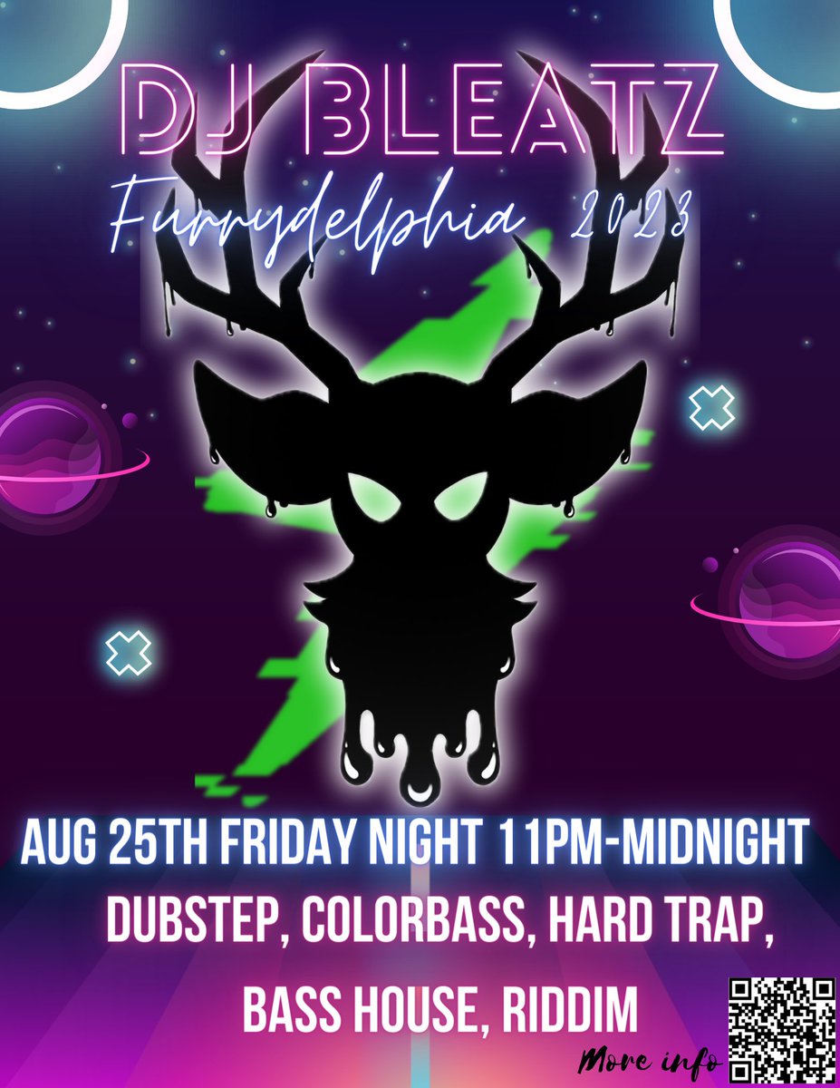 WAIT!? DID YALL HEAR THAT!? THATS RIGHT!!! 

I’m super excited to announce that I’ll be dj’ing at <a href="/Furrydelphia/">Furrydelphia: Hoagiecon</a> on Friday night 11pm-midnight! Can’t wait! It’s gonna be a blast! And I Hope to see you there! :)
