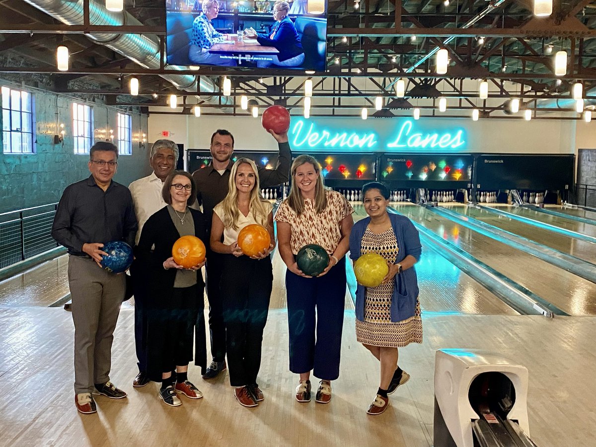 Did we prepare for Pediatric Neurology Update by going bowling the evening before? 

Why, yes!  🎳 #wellness