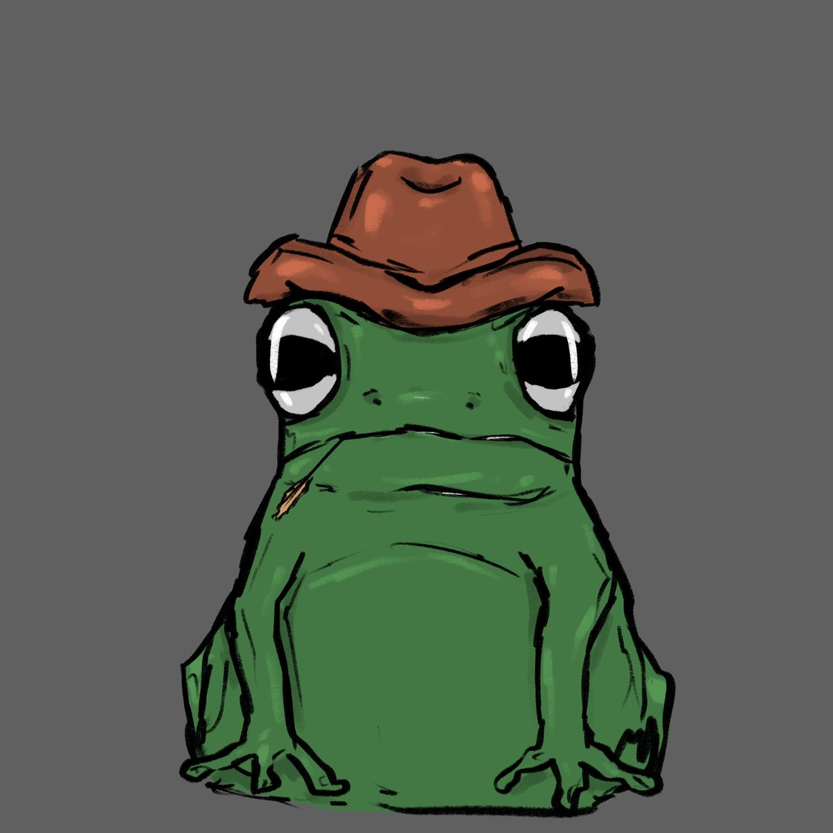 zugi_art's tweet photo. Hi guys, my day at work was dull so I did something new. 🎉

That’s my country frog. 🐸

If You have some ideas or advice go ahead and write bellow! I will appreciate that. ❤️

YEEEHAAAW🤠🤠

#art #frog #digitalartwork #Procreate #country https://t.co/iSDHXkQtFd