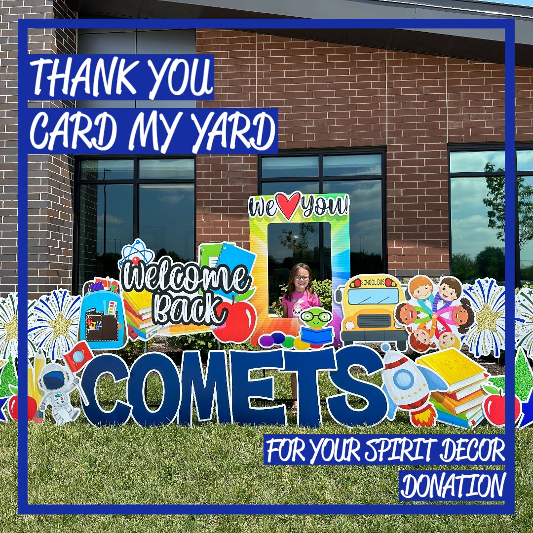 Thanks to Card My Yard Westfield for our out of this world welcome to our Ice Cream Social yesterday! cardmyyard.com/westfield/