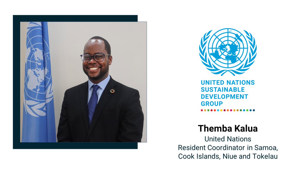 Congrats to <a href="/thembakalua/">Themba Kalua</a> on his appointment by <a href="/UN/">United Nations</a> chief <a href="/antonioguterres/">António Guterres</a> to lead our <a href="/un_samoa/">UN Country Team in Samoa @uninsamoa</a> team! 🇼🇸🇨🇰🇳🇺🇹🇰

We look forward to working with him &amp; his team to rescue the #GlobalGoals in this Decade of Action #ForPeopleForPlanet.

⏩bit.ly/ThembaKalua