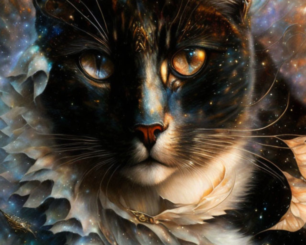 VMundae's tweet photo. Awww, who's a pretty kitty? Tobe is, that's who!

#VictoriaMundaesParanormalActivities #LifePartner #HisLordship #TeamTobe #AiArtwork #CaturdayEve #CatsOfX #catsnoirfriday #CatsOfTwitter https://t.co/SzVFEvwWkV