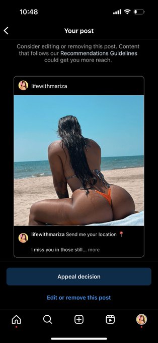 @mosseri Your AI technology is flagging all my content as nudity and sexually explicit. The &ldquo;appeal decision&rdquo;<a class="tags" target="_blank" title="On Twitter" href="/?out=eyJ0eXAiOiJKV1QiLCJhbGciOiJIUzUxMiJ9.eyJpYXQiOjE3MjA0NjgwNzQsImlzcyI6InR3cG9ybnN0YXJzLmNvbSIsIm5iZiI6MTcyMDQ2ODA3NCwiZXhwIjoxNzUyMDA0MDc0LCJyZWRpcmVjdF91cmwiOiJodHRwczovL3R3aXR0ZXIuY29tL21vc3NlcmkifQ.lJbCbROWhKYuqLIgKwYizTHUar9OTx_5I6eo7YaygOFzxZ04LUjj_aSXTPO-OJQDd_J3D1ZGLv6EpkYjDCF44g">@mosseri</a><a href="/tag/sexy"class="tags"><span>#sexy</span></a><a href="/tag/influencer"class="tags"><span>#influencer</span></a><a href="/tag/onlyfans"class="tags"><span>#onlyfans</span></a><a href="/tag/onlyfansgirl"class="tags"><span>#onlyfansgirl</span></a>