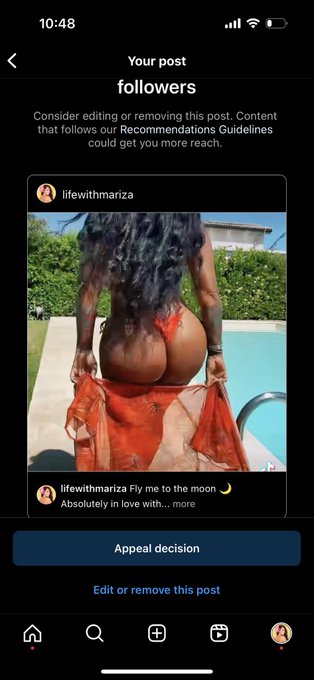 @mosseri Your AI technology is flagging all my content as nudity and sexually explicit. The &ldquo;appeal decision&rdquo;<a class="tags" target="_blank" title="On Twitter" href="/?out=eyJ0eXAiOiJKV1QiLCJhbGciOiJIUzUxMiJ9.eyJpYXQiOjE3MjA0NjgwNzQsImlzcyI6InR3cG9ybnN0YXJzLmNvbSIsIm5iZiI6MTcyMDQ2ODA3NCwiZXhwIjoxNzUyMDA0MDc0LCJyZWRpcmVjdF91cmwiOiJodHRwczovL3R3aXR0ZXIuY29tL21vc3NlcmkifQ.lJbCbROWhKYuqLIgKwYizTHUar9OTx_5I6eo7YaygOFzxZ04LUjj_aSXTPO-OJQDd_J3D1ZGLv6EpkYjDCF44g">@mosseri</a><a href="/tag/sexy"class="tags"><span>#sexy</span></a><a href="/tag/influencer"class="tags"><span>#influencer</span></a><a href="/tag/onlyfans"class="tags"><span>#onlyfans</span></a><a href="/tag/onlyfansgirl"class="tags"><span>#onlyfansgirl</span></a>