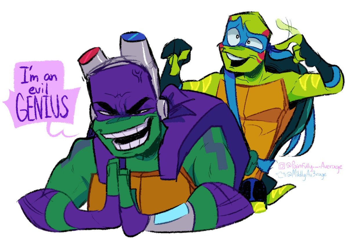 MildlyAv3rage's tweet photo. Bro is NOT listening 🗣️🗣️👎👎💥💥‼️‼️

#rottmnt #rottmntdonnie #rottmntleo https://t.co/R9uAplpwtn