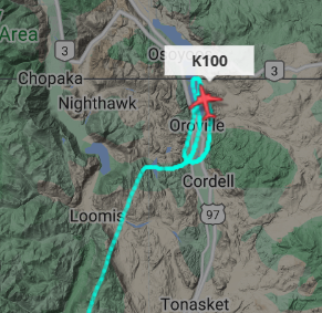 #EagleBluffFire We have one aircraft aiding in the fight against the Eagle Bluff Fire now!!!