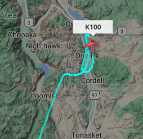 Wa_fire_watch's tweet photo. #EagleBluffFire We have one aircraft aiding in the fight against the Eagle Bluff Fire now!!! https://t.co/Uuy0Z0ONM7