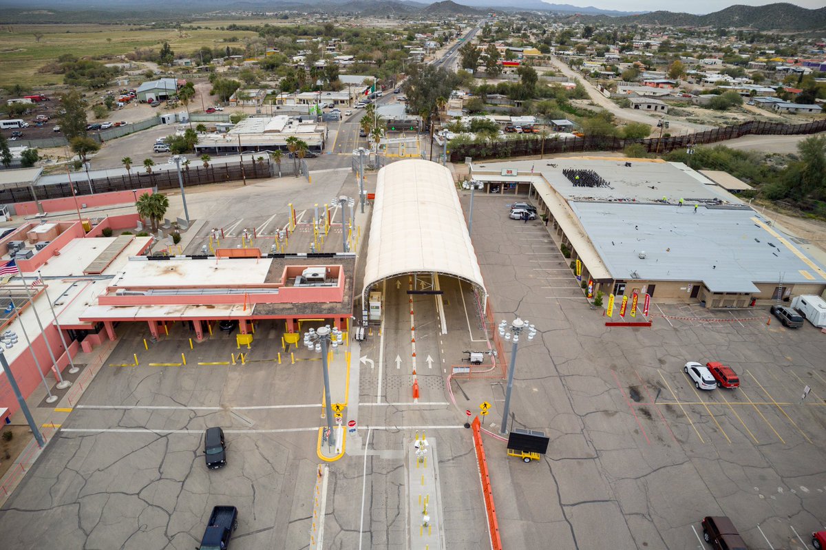 The expansion project @ the Port of #Lukeville, AZ has begun! <a href="/CBP/">CBP</a> has invested in technology &amp; infrastructure to implement SENTRI @ the POE. Partnering w/the Gov’t of MX as they begin preliminary groundwork for the construction of the add’l lanes leading to the POE.