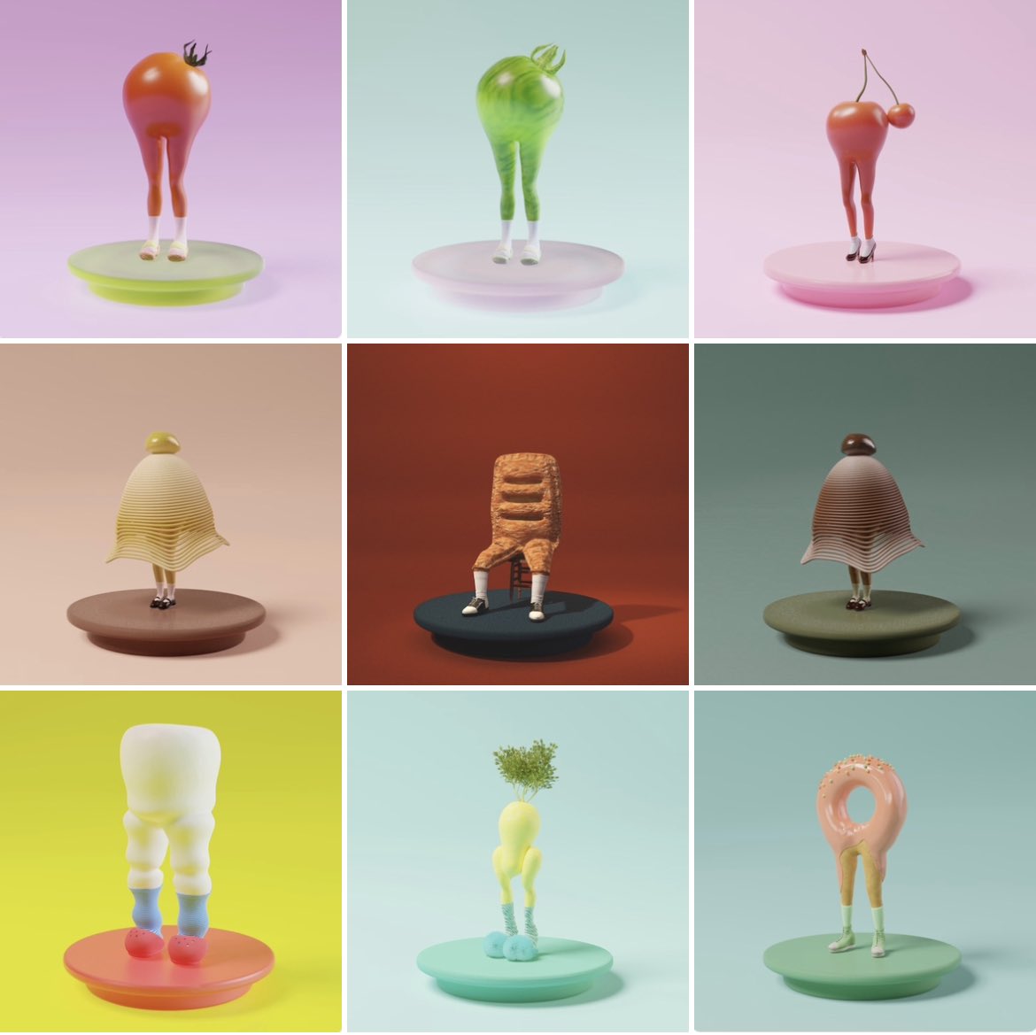 KAFKASKY001's tweet image. #とりあえず気になる作品をリストして眺める遊び
🍅🍩🍒
#ウシクン/Ushikun
@Ushikuzira
#Foodstuff on the plate
#Food with footwear
#Food on a plate_3D