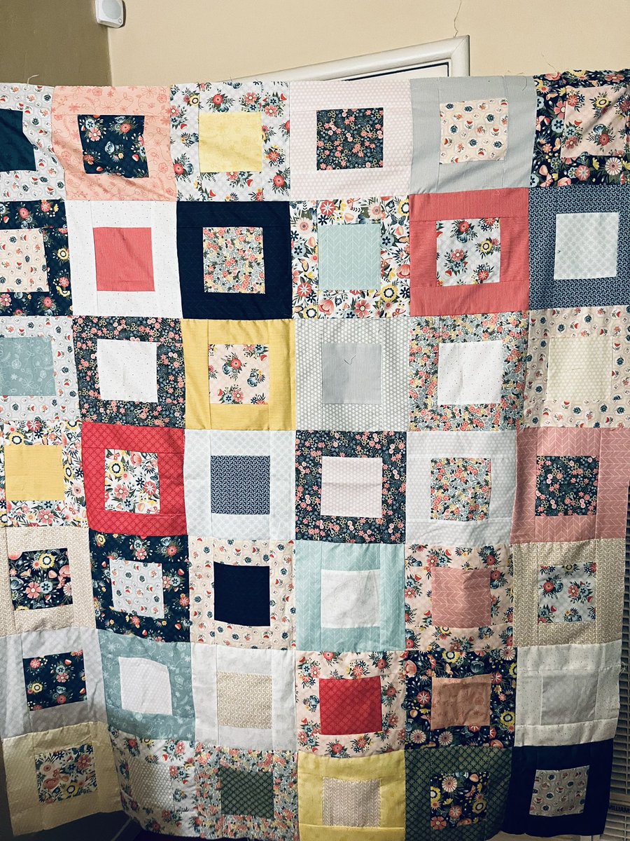 @LifeAtPFPT Worked on my quilt.  #LifeAtProofpoint #WellnessDay #quiltlife