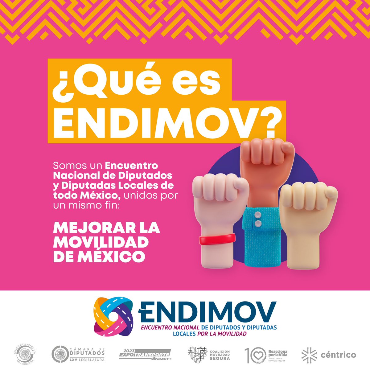 ENDIMOV's tweet photo. ¿QUÉ ES EL ENDIMOV? 
#ENDIMOV es el evento legislativo más importante de México.🤩

Este evento prioriza el interés e impulsa la homologación de criterios para que los Congresos Locales estén un paso adelante en materia de movilidad y seguridad vial. 🚸

#ENDIMOVJALISCO https://t.co/iSulC5pMsc