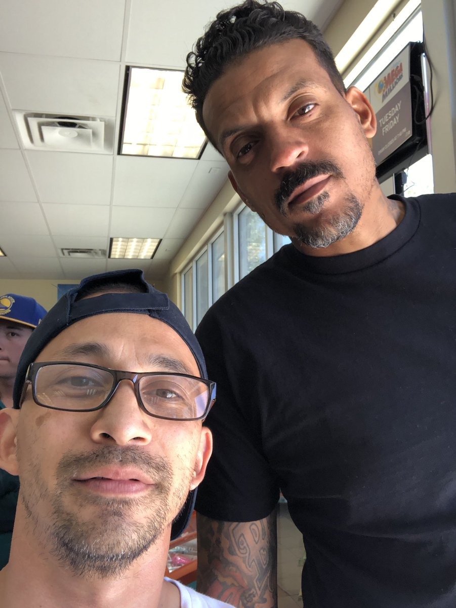 Ran into Matt Barnes today. It was awesome. #NBALegend