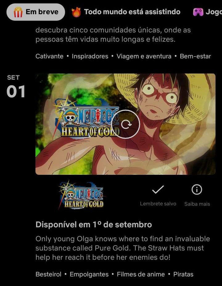 Já Tem Sabaody Dublado na Netflix Hoje? on X:  / X