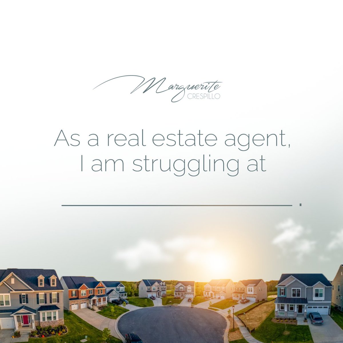 I'd love to hear your experiences and insights on this because your opinions matter. Drop your thoughts below. #RealEstateRealWorld #RealEstate #Realtor #MargueriteCrespillo #PropertyMarketChallenges #RealEstateCommunity #RealEstateConversations #AgentSupportNetwork