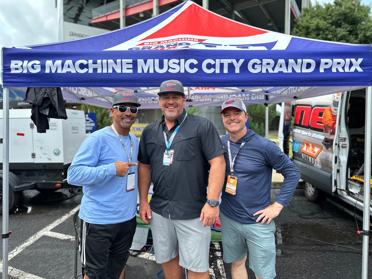 Hanging with <a href="/MusicCityGP/">Borchetta Bourbon Music City Grand Prix</a> President and COO <a href="/JMRittenberry/">Jason Rittenberry</a>  - who told some amazing stories on the show today!