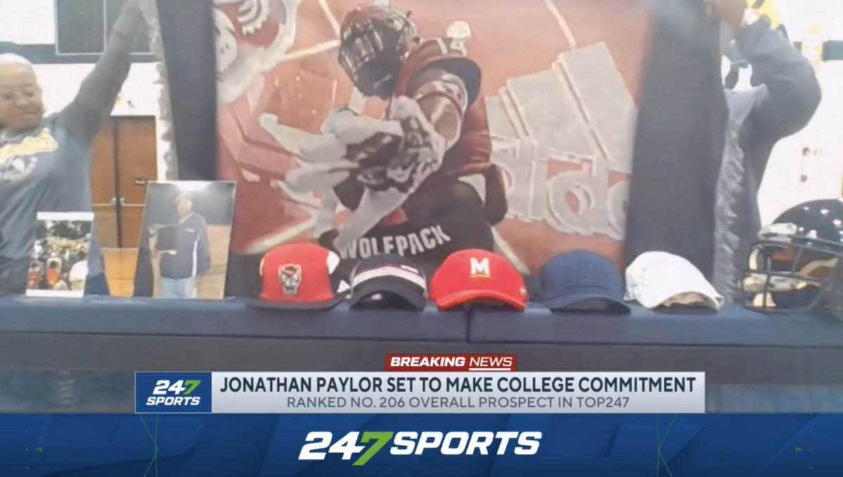 packftball_news's tweet image. THE RED LIGHT IS ON AND IT IS BRIGHT! 🚨🚨 
@jonathan_paylor announced his commitment to @PackFootball just moments ago. 
State is on a roll on the recruiting trail! 
#1Pack1Goal #HTT #PACK24