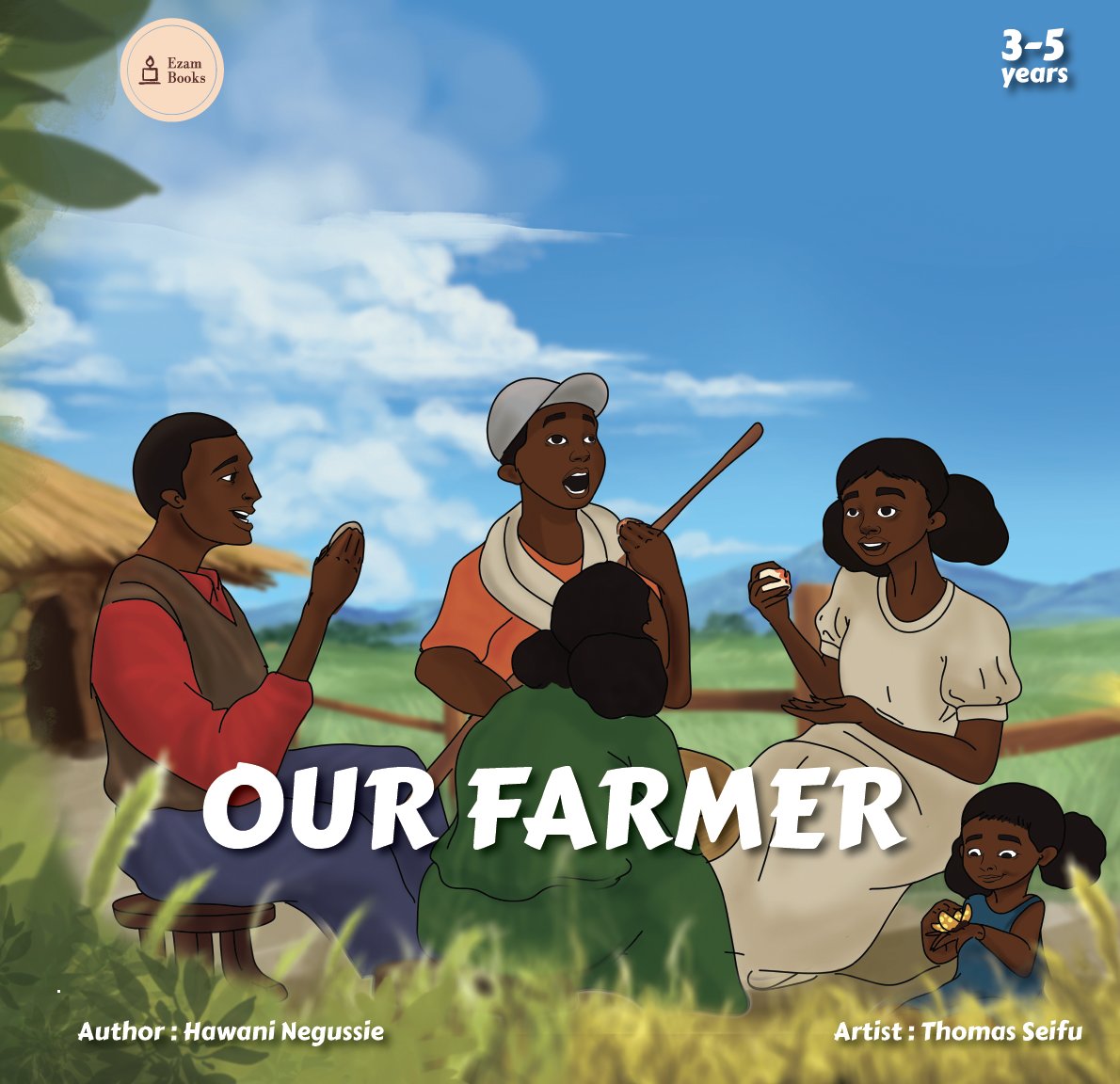 EzamBooks's tweet image. Ezam Books first book was Our Farmer. A book that celebrates farmers and the profession of farming in rural Ethiopia. Captures a community in action and upholds a tradition passed down through generation to a young reader. 
#ezambooks #indigenousbooks #culture #traditionalart