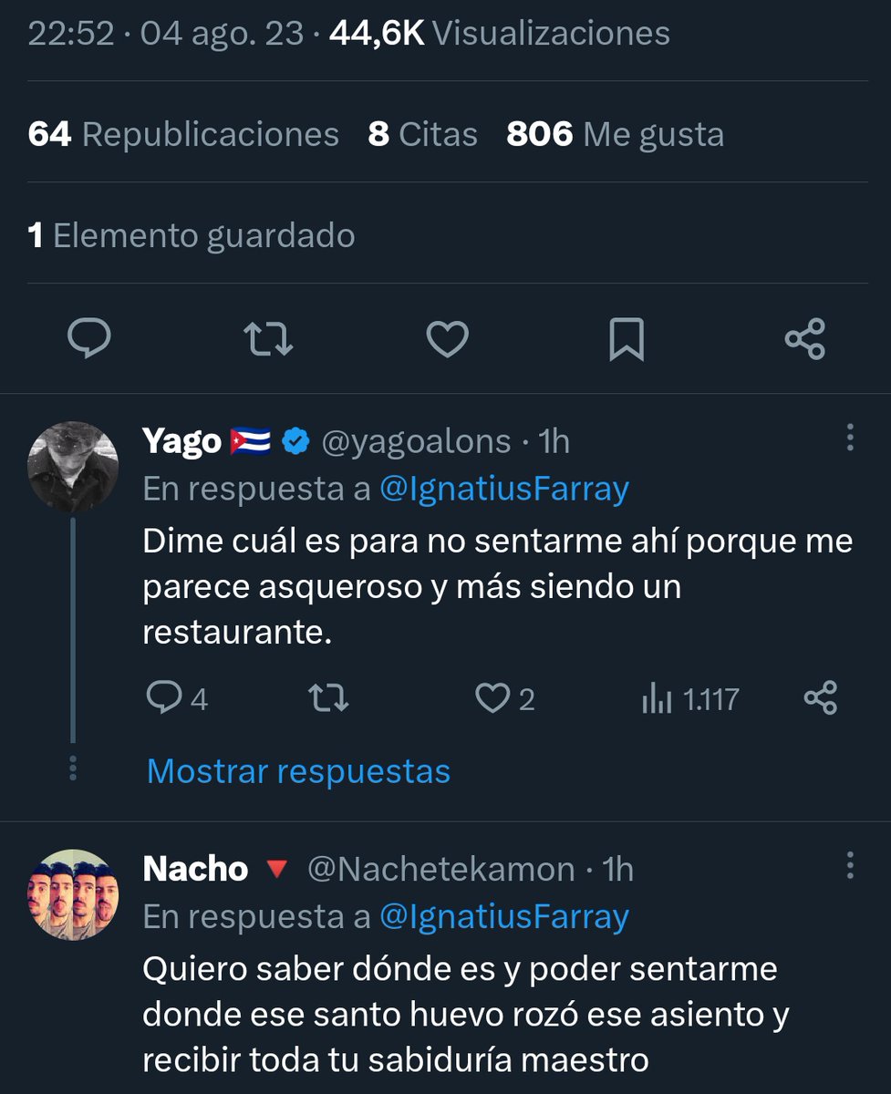 Carlos_MN's tweet photo. Las 2 españas se han vuelto a encontrar en las respuestas a los tweets de @IgnatiusFarray https://t.co/zy98mhnWGw