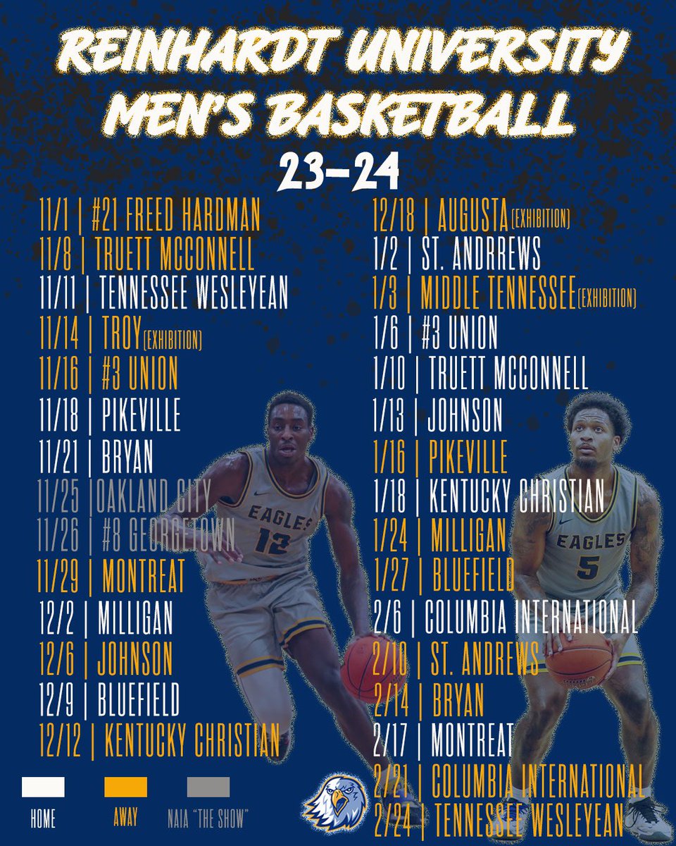 Updated 23-24 schedule!