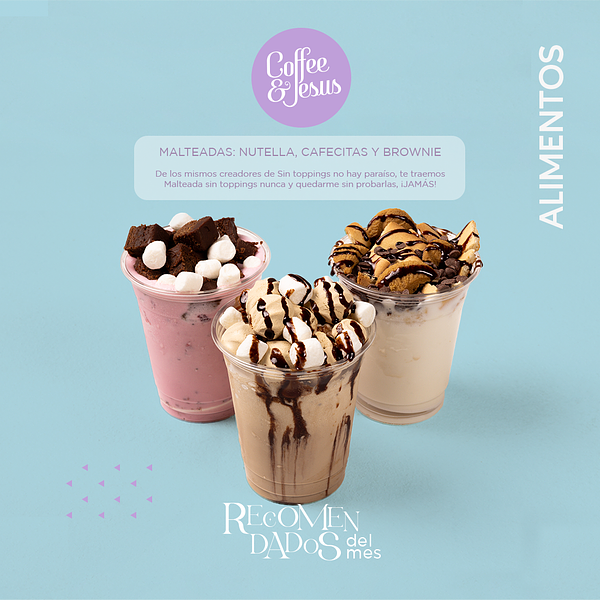 CoffeeNJesus's tweet photo. ¿Sabías que ahora puedes agregar Toppings a tus malteadas?
Ven y pon a prueba tu creatividad.

#Malteadas #Toppings #CoffeeAndJesus https://t.co/oAJF7LmgeY