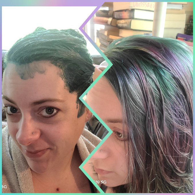 Here are the results. I think i found a brand i like. Though it is already fading a bit. #bluespruce<a href="/tag/hairdye"class="tags"><span>#hairdye</span></a><a href="/tag/bbw"class="tags"><span>#bbw</span></a><a href="/tag/altgirl"class="tags"><span>#altgirl</span></a><a href="/tag/bluespruce"class="tags"><span>#bluespruce</span></a>