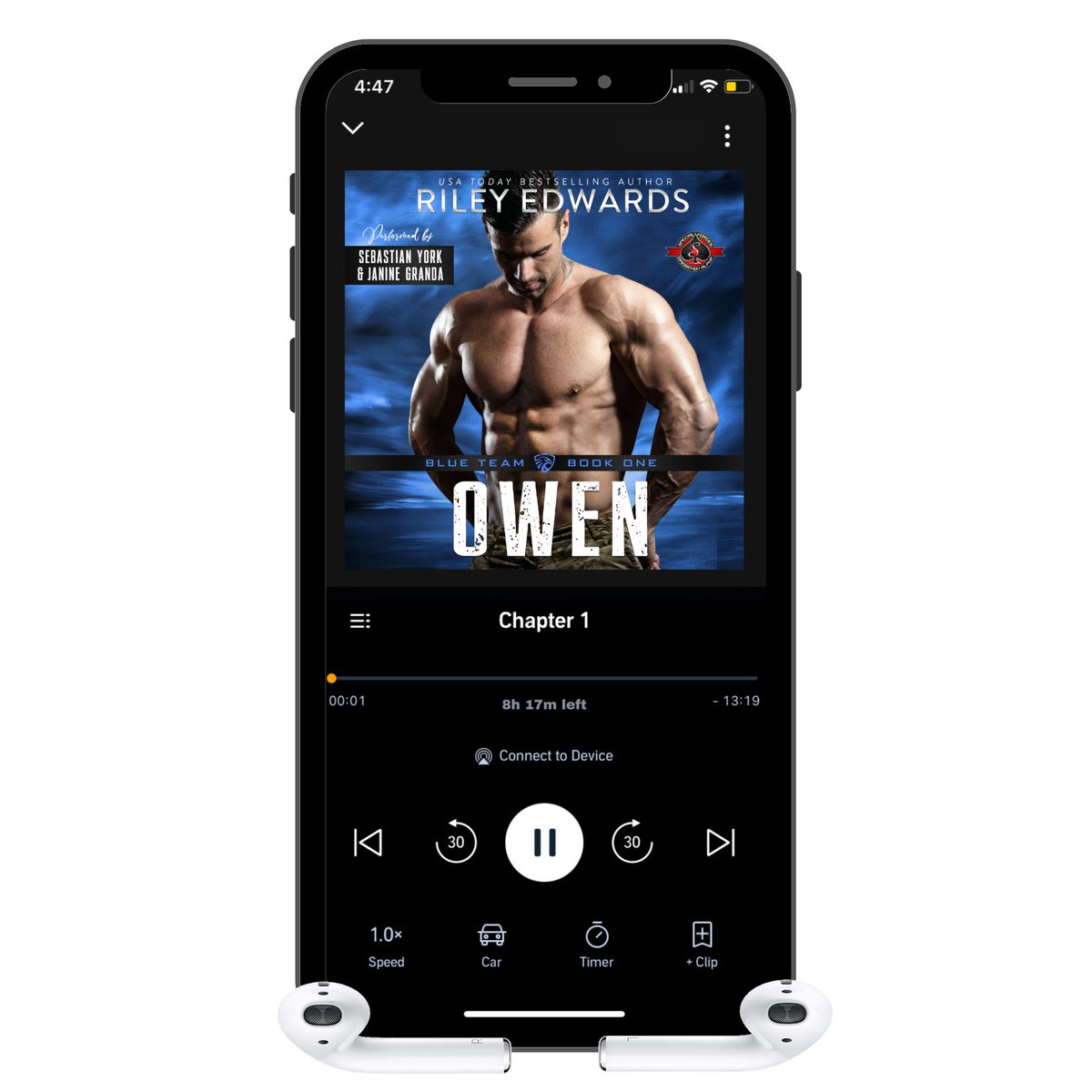 RileyEdwardsrom's tweet photo. First 2 books OWEN & GABE available for #preorder.
Owen
Audible: https://t.co/C0n2tRPqOe
Amazon Audio*: https://t.co/v2iEhIV41q
Gabe
Audible: https://t.co/b0AG7gVmng
Amazon Audio*: https://t.co/BkXthvlzMr
#AF #Audiobook #RileyEdwards #TheBlueSeries #SebYo #RomSuspense https://t.co/o5hJL67jr6