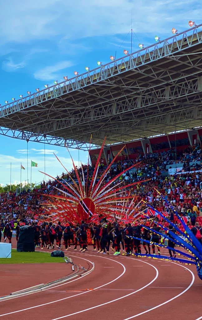 chefbrigetterj's tweet photo. Holding my phone and trying not to bawl when they called our name.
Shout out to my host country ❤️🤍🖤
#TrinidadandTobago, proud to be a part of the Opening Ceremony Production. Amazing work by the entire team!!!
#CommonwealthGames #CraftServices https://t.co/ASFMiTRntz