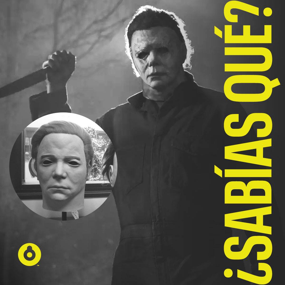 canalspace's tweet photo. Debido al bajo presupuesto, el equipo de Halloween (1978) compró una máscara del Capitán Kirk, de la serie de ciencia ficción Star Trek, ¡e hizo algunas modificaciones para que sea más aterrador! #ExpedienteSpace https://t.co/wWQ3iFTmlB