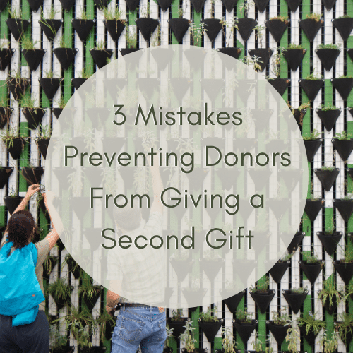 3 Mistakes Preventing Donors From Giving a Second Gift from @SPS_nonprofits 

buff.ly/45RmNEm