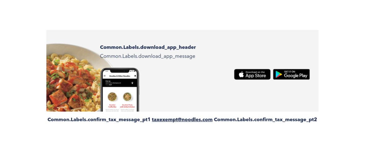 mddeff's tweet photo. @noodlescompany Couldn't send this via email because you guys don't post one.  Bottom of the order summary page on your website doesn't load right when you're not authenticated.  Let your webdevs know <3 https://t.co/9PEBHMTRwZ