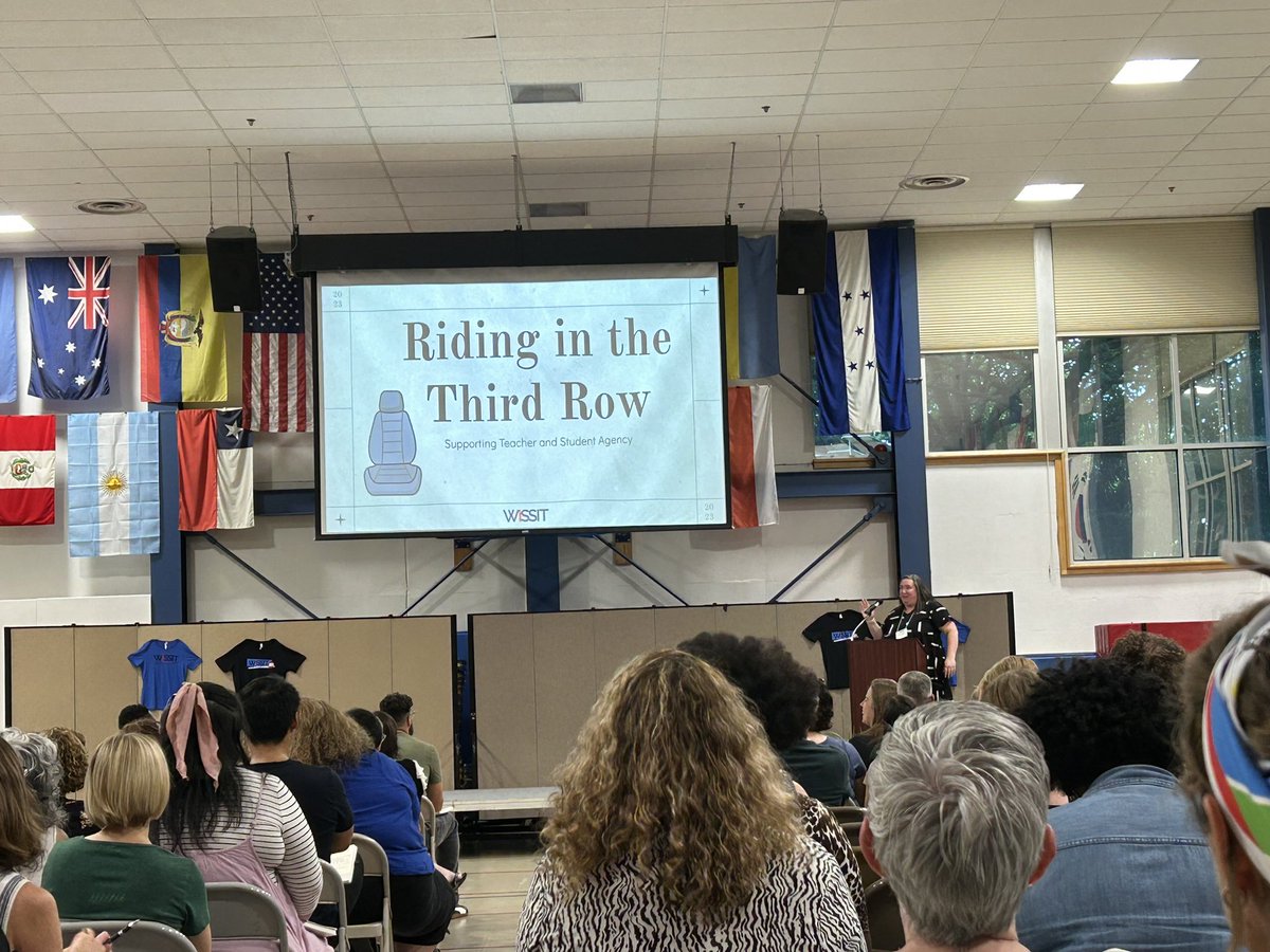 JacquelynLonon's tweet photo. More Highlights from @WISSIT_DC>Ellen reminded me it is okay to Ride in the Third Row! Big perspective change! As I continue to move into more leadership roles, this is truly important! #wissit23 #wissit10 #thoughtful #transformedmindset Love ❤️ ya Ellen!! https://t.co/3c4mVJVrtn