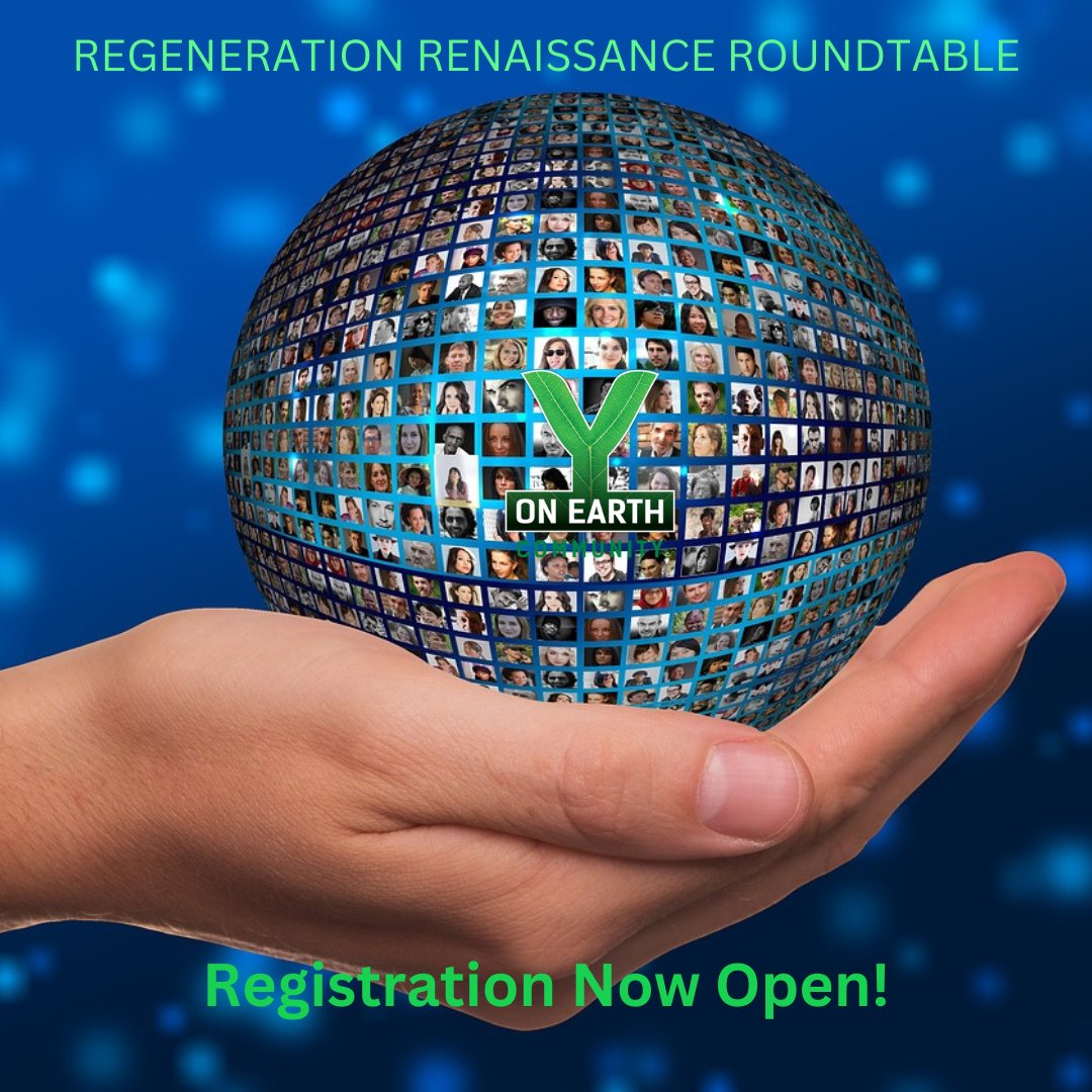 yonearthworld's tweet photo. It's that time of the month again! Join us this Sunday, 8/6 at 11:33am MT for our next "Regeneration Renaissance Roundtable"! Pre-register here to join: https://t.co/pPtel1xRwl #yonearth #communitymobilization #regenerationrenaissance #love #stewardship https://t.co/7dm6iv5700