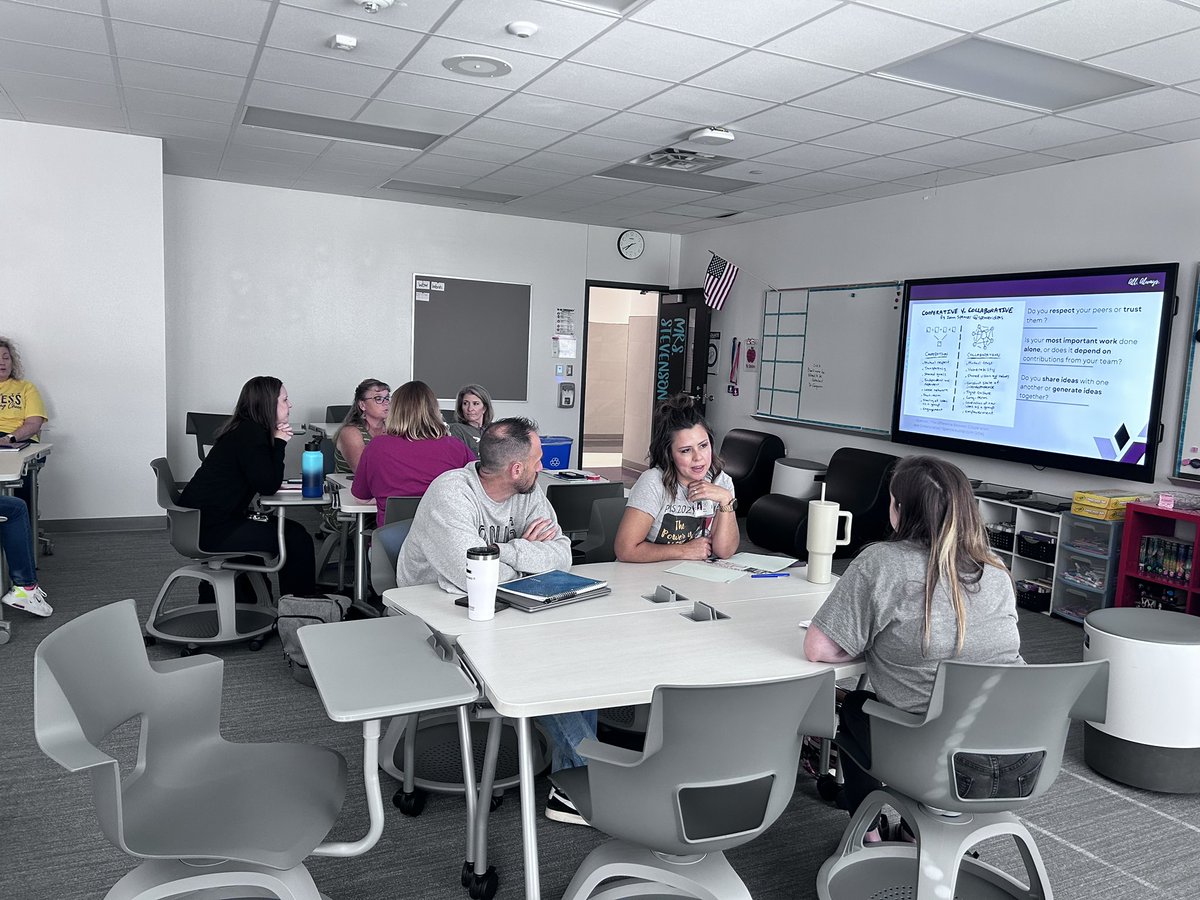 KariRoan's tweet image. We had a great day of learning in our @ProsperRushing #PLCatWork learning rotations where our first group of educators shared with colleagues and allowed time for them to process and prepare for how this can impact our campus PLC!