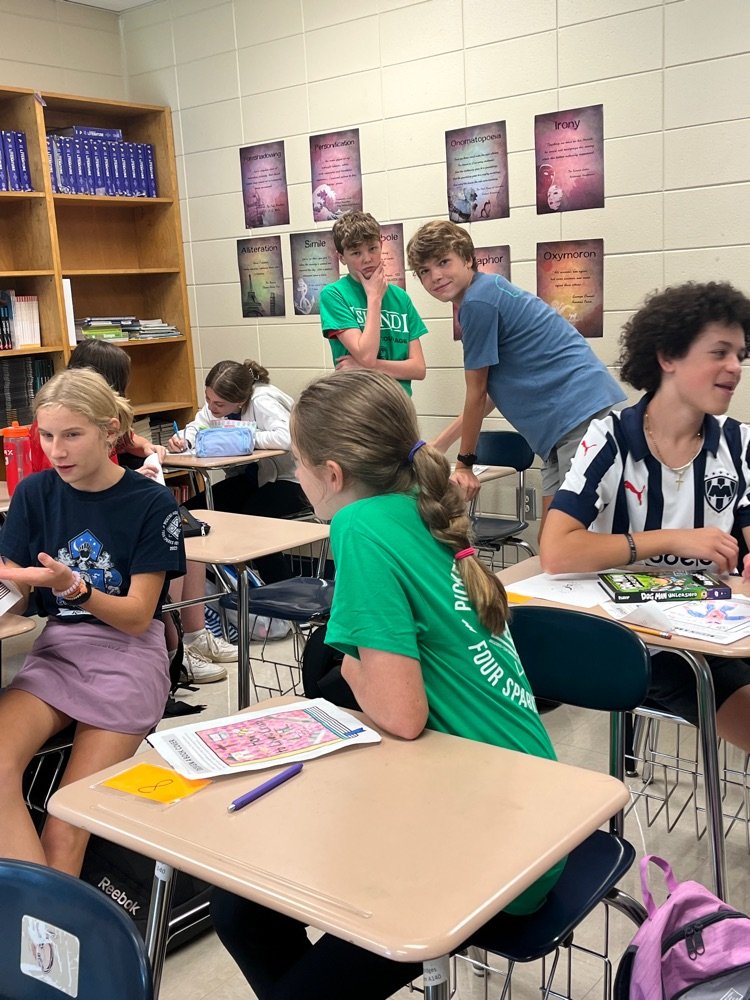 pmssparks's tweet photo. Mrs. Looper's class working together to create book covers that represent who they are.
#sparkpride #sparknation #sparkstrong #pickensmiddleschool #pickensschools #altruismo #amistad #isibindi #reveur https://t.co/WzUNpWbfrx