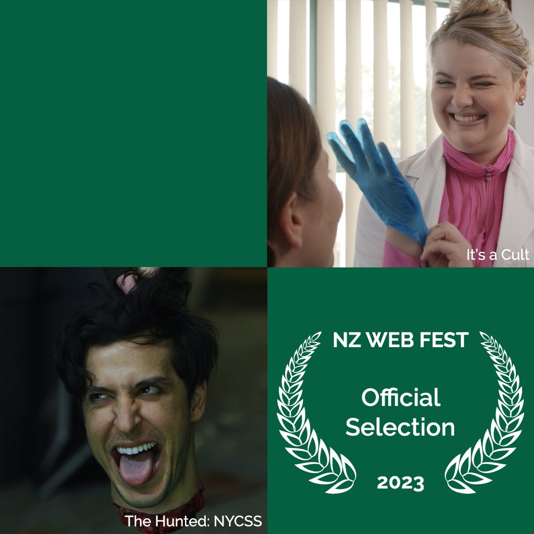 NZWebFest's tweet photo. Our final series early selections!
Pilots Abulivia by @MORPHEUSEGO and Peter Feeney's Blind Bitter Happiness
Factuals @thisiscanadiana and Drag Heals
Narratives The Hunted: NYCSS and It's A Cult by @CheekyMoon
https://t.co/29aFYcPQ5I
🎧🎬👍🎬🎧
#callforentries https://t.co/qgMsGP6KfW
