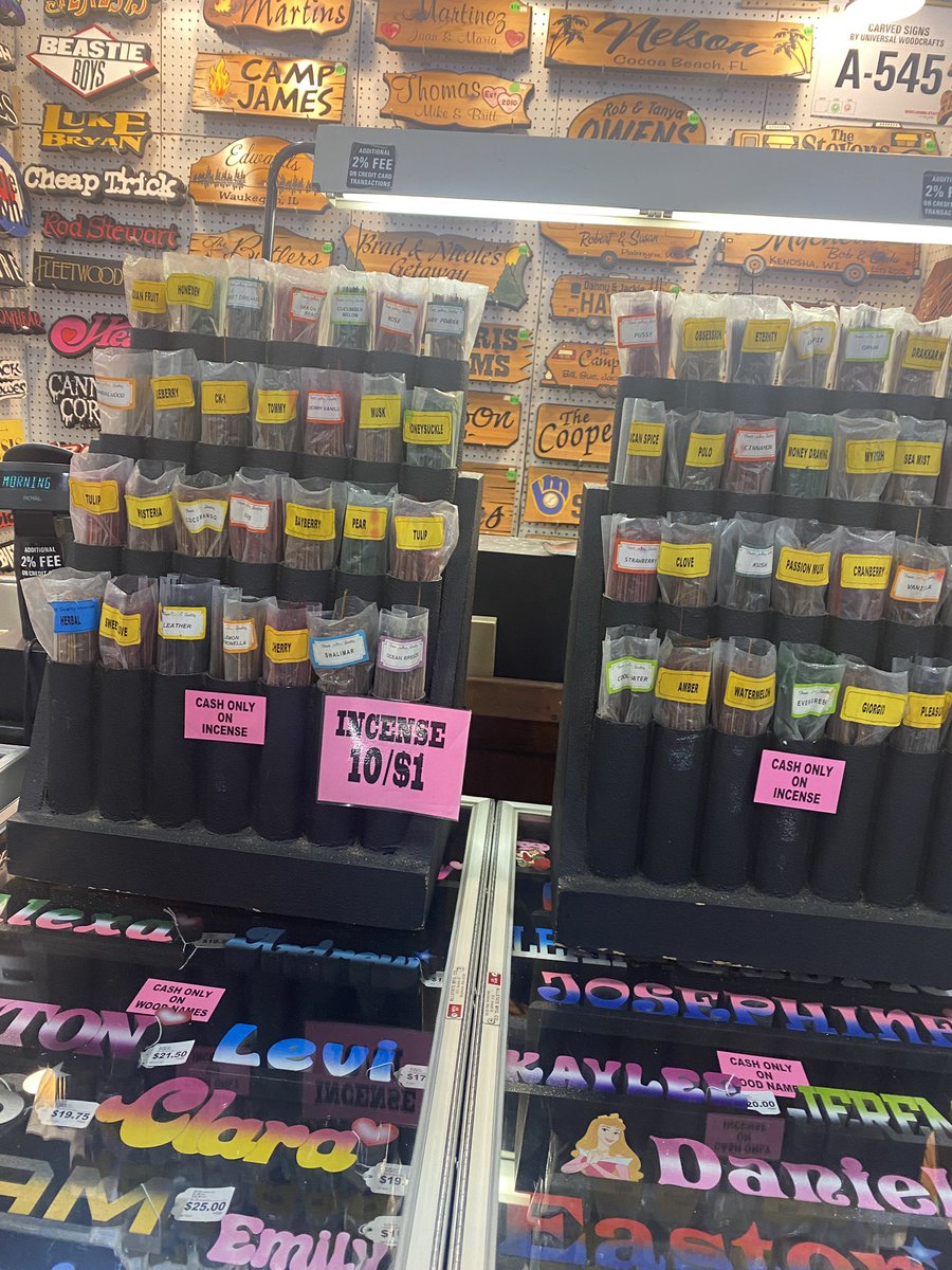Cmoyer's tweet image. With inflation and everything else going on with the economy, it is interesting to note that the price of incense has held steady for at least the last 25 years. #WIStateFair