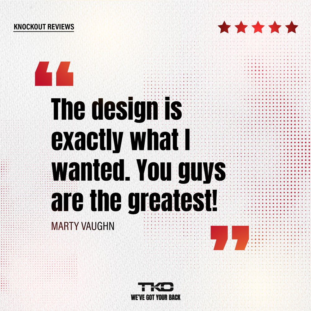 tkosales's tweet photo. Thank you, Marty! Our artists are happy to hear we were able to make your latest project a total knockout! 👊✨

#tkotransfers #tkosales #dtftransfers #customheattransfers #heatpressprinting #heattransfers #customapparel #dtfprinting #screenprinting #screenprintedtransfers https://t.co/D9J2SbU9Km