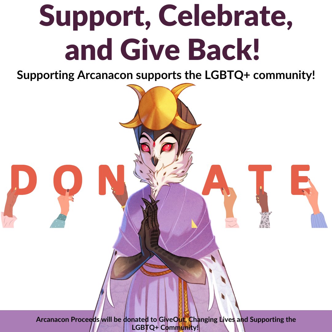 thearcanagame's tweet photo. 🌈🌟Supporting Arcanacon means supporting the LGBTQ+ community! ❤️

💜 All proceeds from this incredible event will be donated to the amazing LGBTQ+ charity @GiveOut_Org! 🙌🌈 Together, let's make a difference and spread love far and wide! 💕🏳️‍🌈

#Arcanacon #thearcana #dorianlive https://t.co/mG5tmx1PQf
