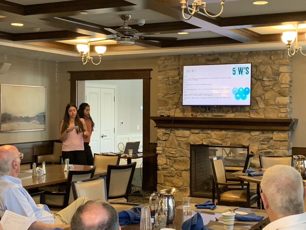 WakeYAT's tweet photo. Some of are YATLS recently presented at the Wakefield Rotary meeting about there new Wakefield Amigos project! https://t.co/t19lA1DhY7