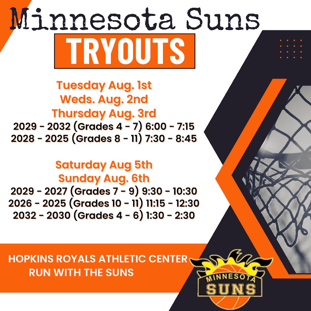 So happy so many new faces came to tryout so far and given us the opportunity to connect with more kids that love playing the game. Excited for day 4 &amp; 5. We’re always going to stay focused on positive growth for every player in our program and that’s all it’s about. Let’s work!