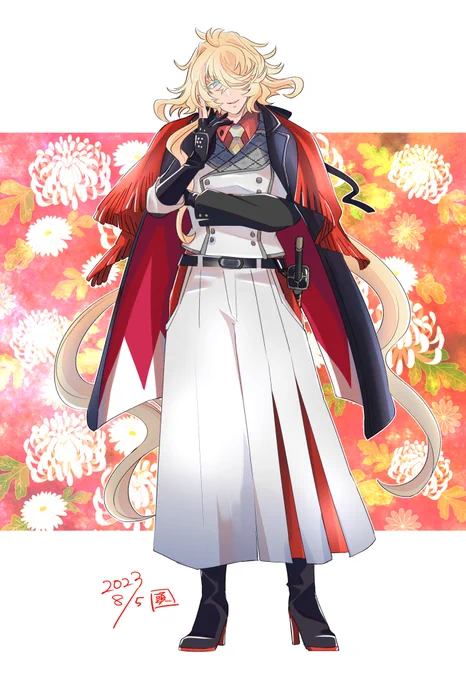 【捏造衣装則宗注意】監査部長殿ちゃんと描きました
