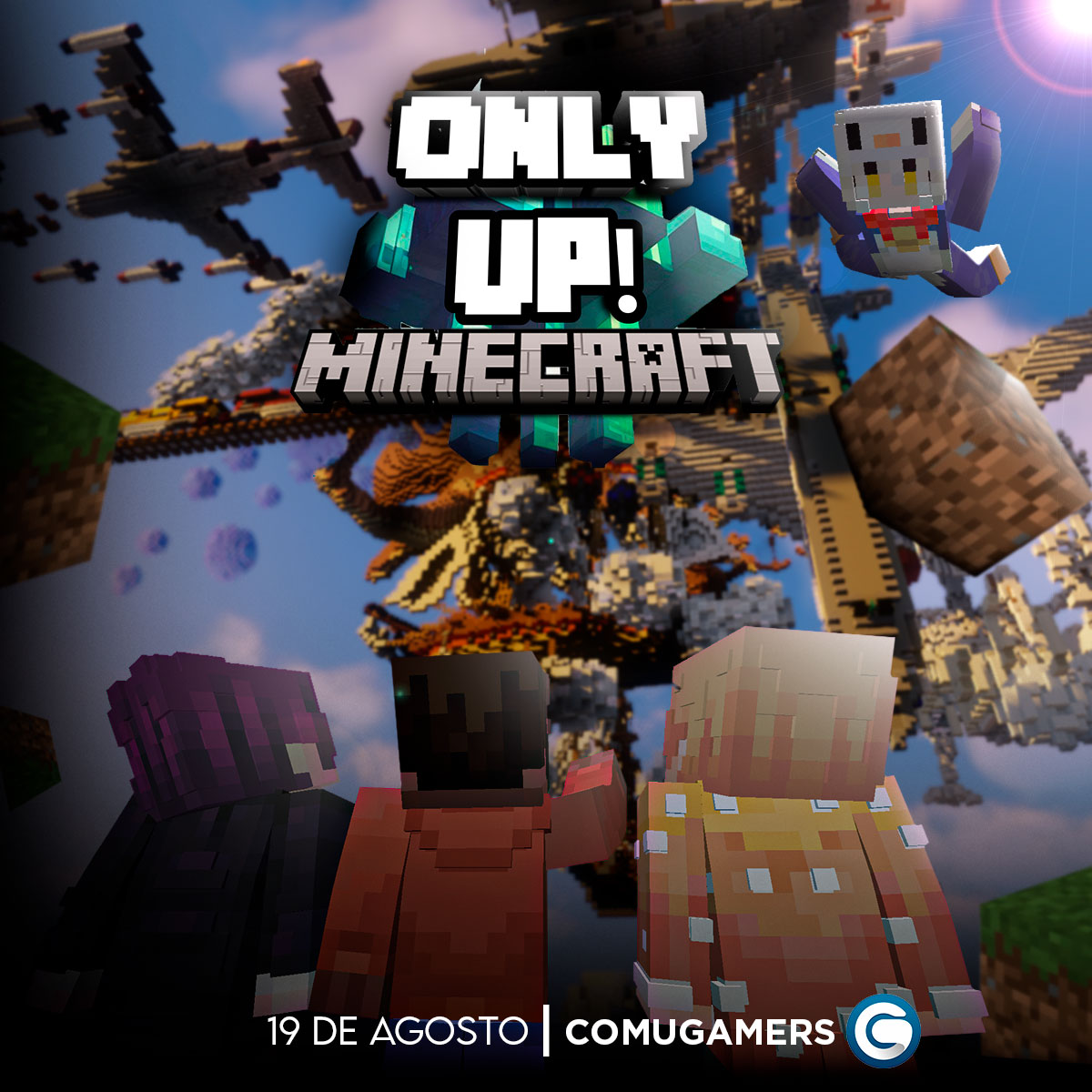 OnlyUpMinecraft's tweet image. ☁️ONLY UP en MINECRAFT🛸
Se buscan Streamers para participar en este GRAN EVENTO Only Up pero en Minecraft 🙀
Una experiencia única y bastante divertida que no te puedes perder!!!

📩 - DM Abiertos  
¡¡+40  Cupos Libres!!
FAV❤️ y RT🔁