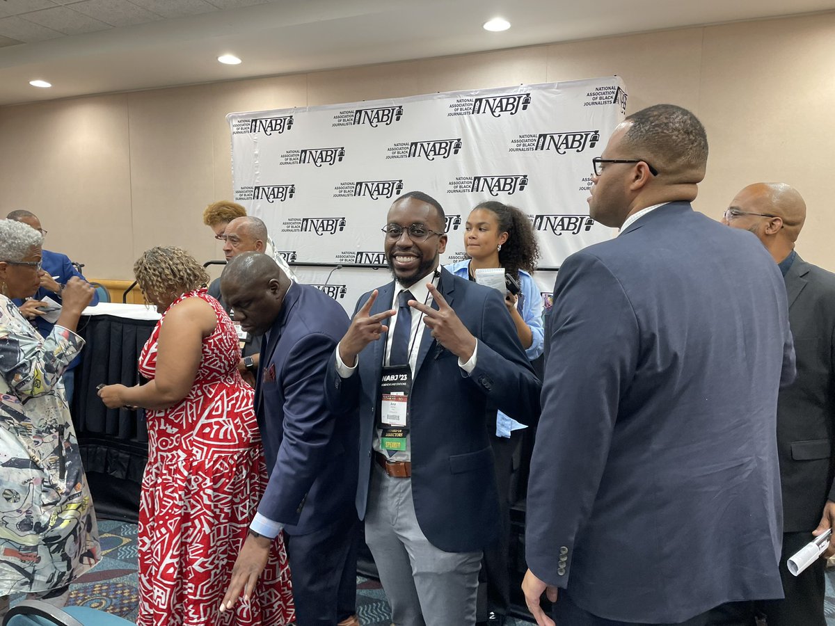 TheAmirVera's tweet photo. Aye I won! Looking forward to being NABJ VP of Digital for another two years! 

Thank you to everyone for supporting the #WhyAmir campaign! 🙏🏾

#NABJ23 https://t.co/JshFPj3GMJ