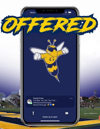 Laceitupjay's tweet photo. I’m blessed &amp; honored to receive an offer from @GracelandFB
Thank you @4thQtMentality
#WeBuzzin24 🐝 
#OnlyTheTough 💙💛
@adamgorney @SWiltfong247 @ChadSimmons_   @CoachReedLive @FbIberia @DemetricDWarren @Jeff_XOS @TheUCReport @samspiegs
#Boot2Iowa https://t.co/mL7ffmphYo